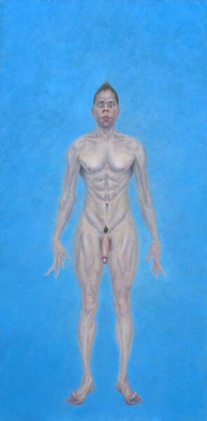 I Am  92"x46"  oil on canvas  2021