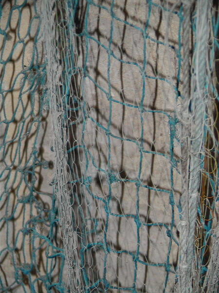 breton fishing line showing knot work