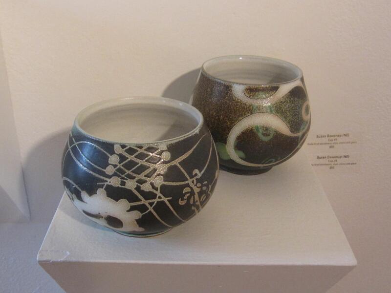 Cups from Daily Companion exhibition @ Baltimore Clayworks