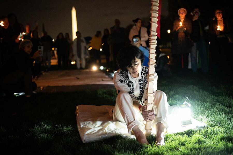 Street Art - Protest Performance - The US Capitol Grounds, Washington DC, 11-11-2022