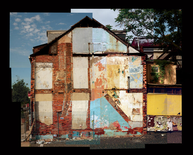 abandoned building, architecture, Baltimore, built environment, digital photomontage, modern ruin, Federal Hill