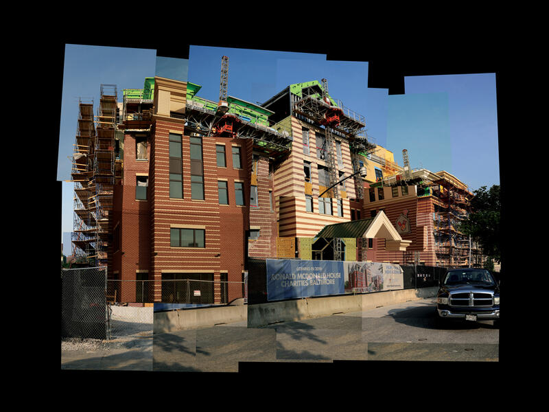 architecture, Baltimore, built environment, construction, digital photomontage, Ronald McDonald House 