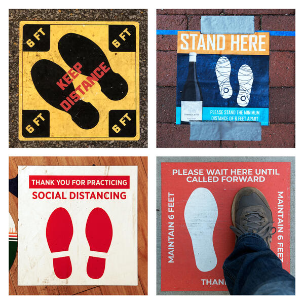 2020, square signs, digital photography, coronavirus, Penn Institute for Urban Research, “Cities and Contagion” photo contest, Hamilton Arts Collective, “Bearing Witness”