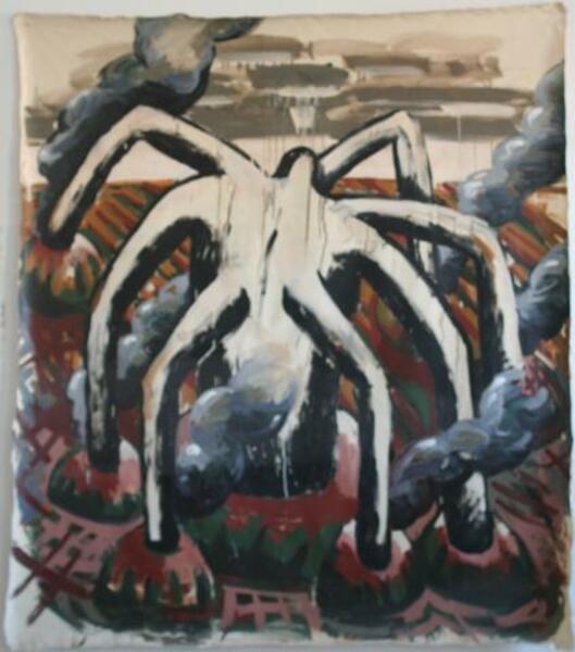 Spider, Acrylic on canvas